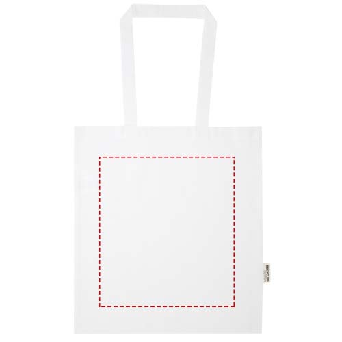 Madras Blend draagtas van 140 g/m² GRS gerecycled katoen 7 l