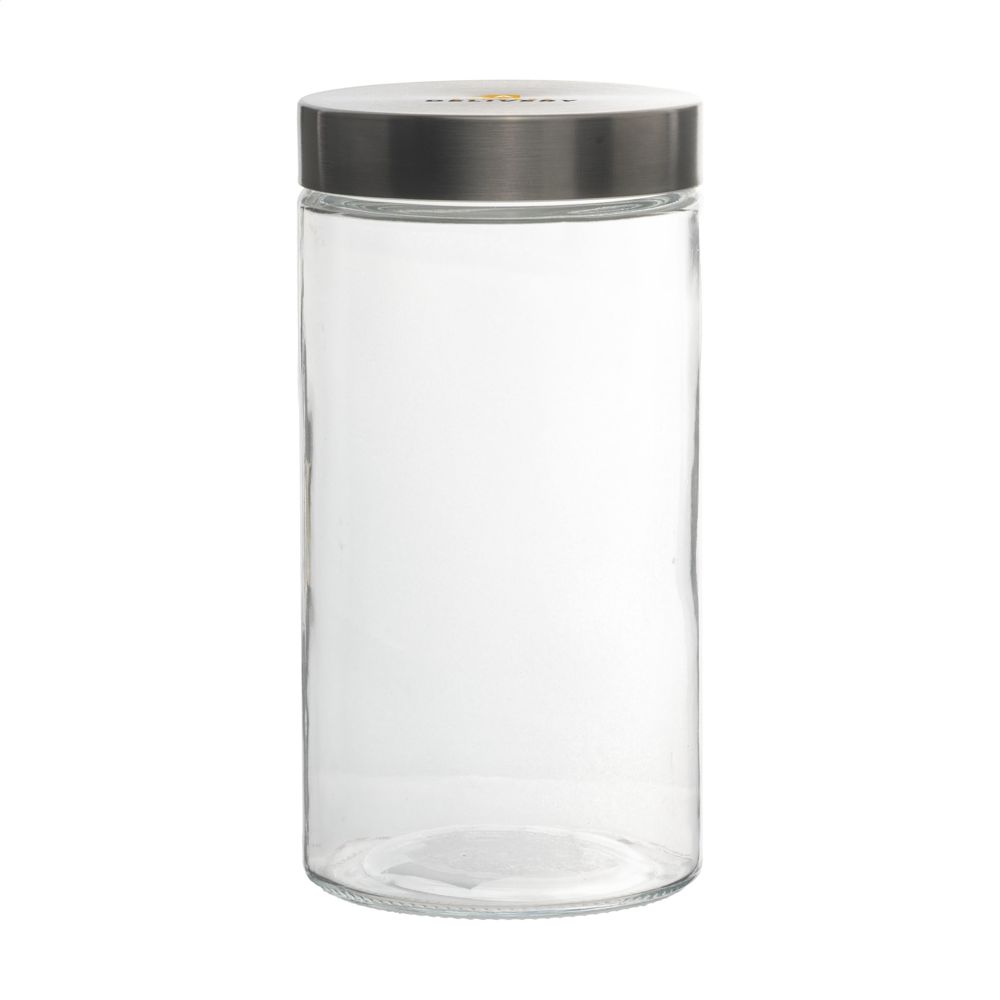 Trans Jar Voorraadpot 1,5 L - met logo of onbedrukt bestellen