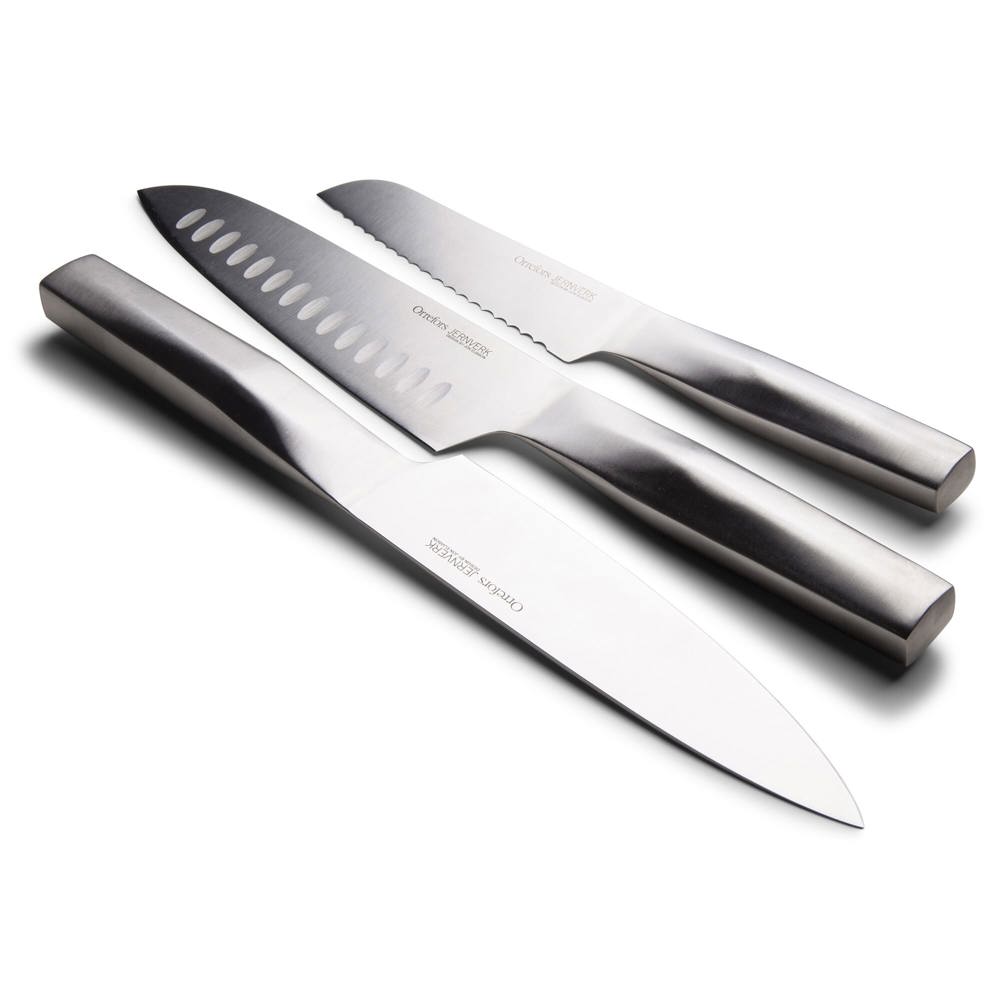 Orrefors Jernverk Knife Set Steel 3pack