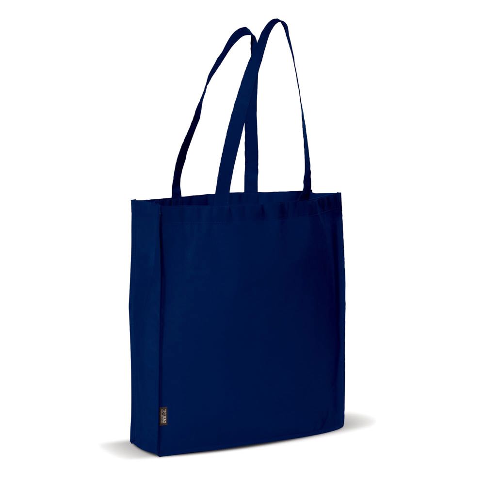 Schoudertas non-woven 75g/m² - met logo of onbedrukt bestellen - Donkerblauw