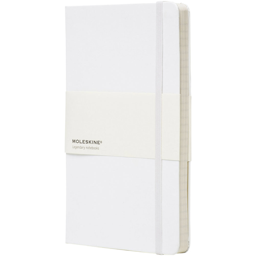 Moleskine Classic L hardcover notitieboek - gelinieerd - kopen of bedrukken - wit
