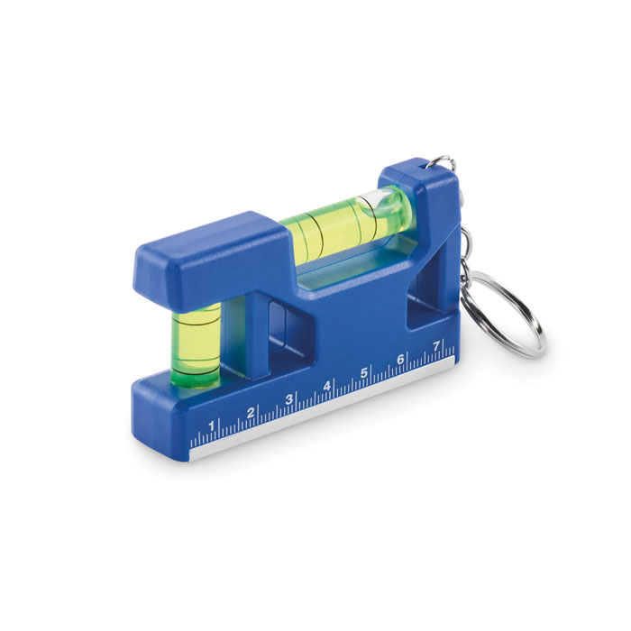 MAGEVEL - Magnetische waterpas ABS sleute - bedrukt of onbedrukt verkrijgbaar - Royal Blauw