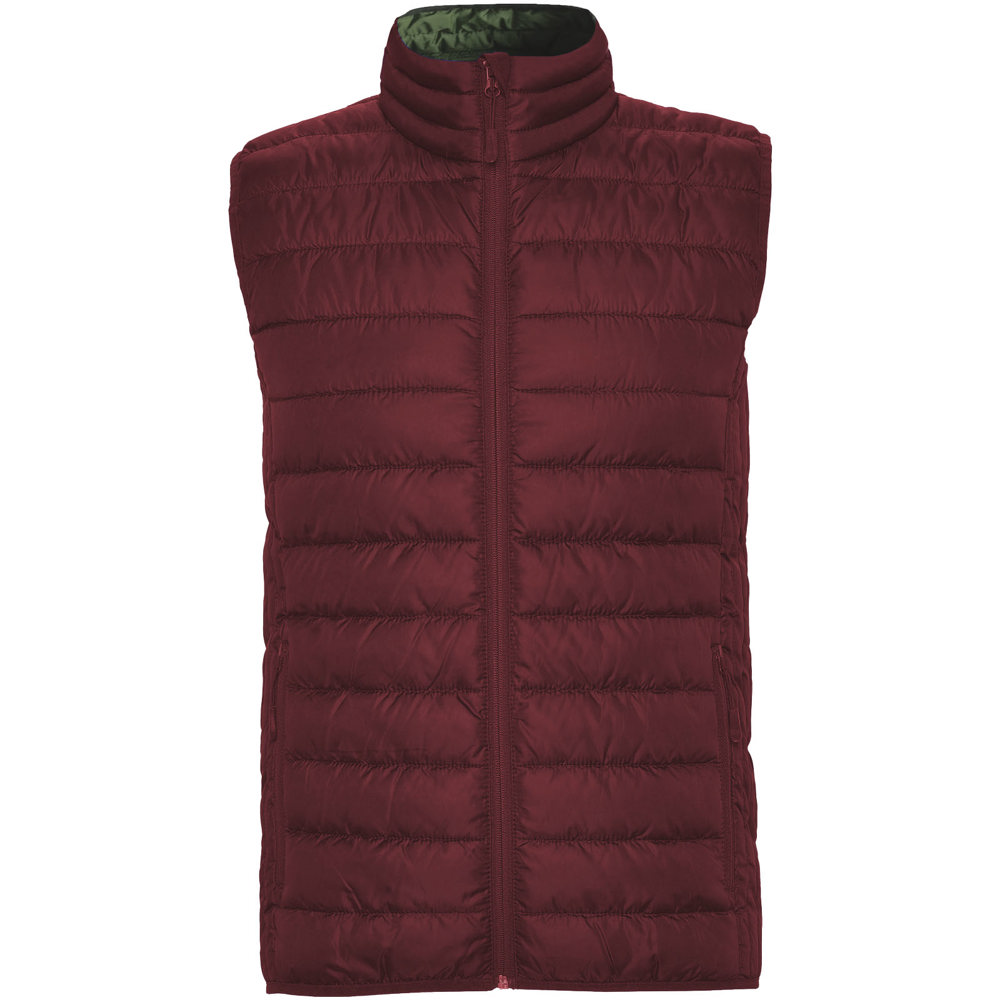 Oslo geïsoleerde bodywarmer voor heren - met logo of onbedrukt bestellen - Granaat