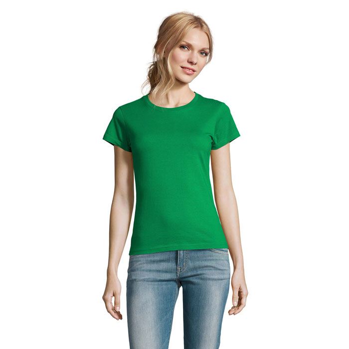IMPERIAL WOMEN - IMPERIAL DAMES T-Shirt 190g - voor bedrijven en relatiegeschenken - Helder Groen