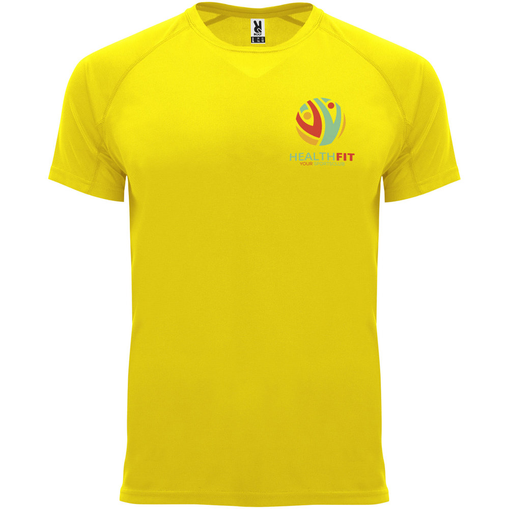 Bahrain 135 g/m² sportshirt met korte mouwen voor heren