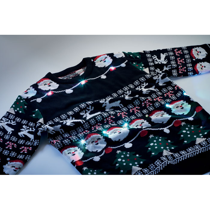 SHAMIS LARGE - Kerst LED-trui L/XL