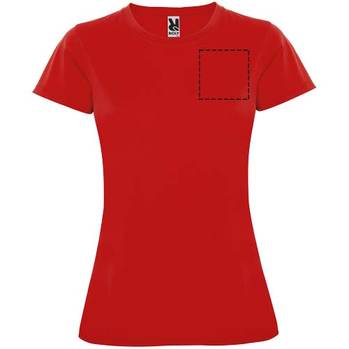 Montecarlo 150 g/m² sportshirt met korte mouwen voor dames