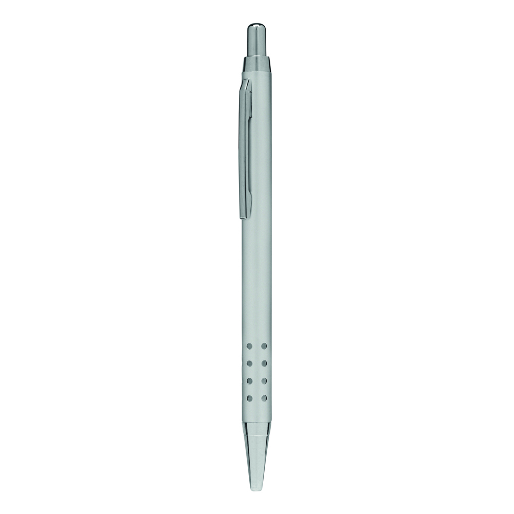 BUKAREST - Aluminium balpen - voor bedrijven en relatiegeschenken - Zilver