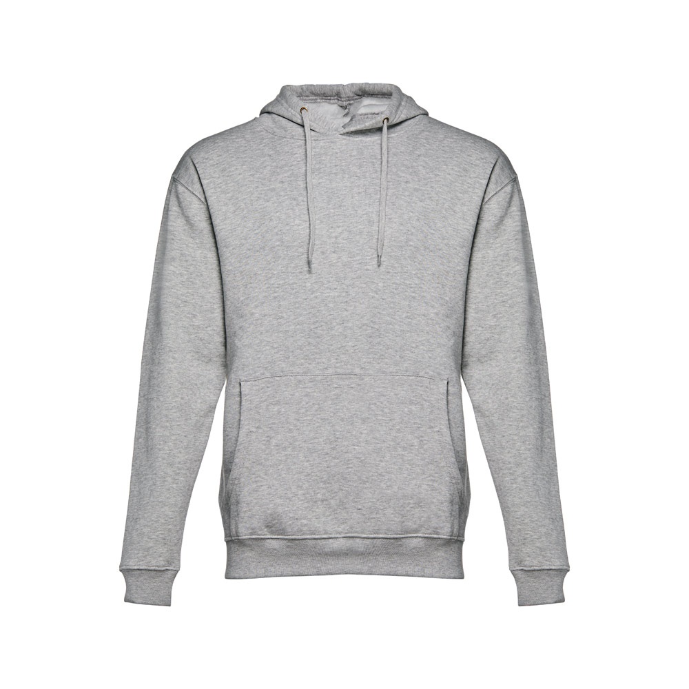 THC PHOENIX. Sweater (unisex) met capuchon in katoen en polyester - met logo of onbedrukt bestellen - Heide licht grijs