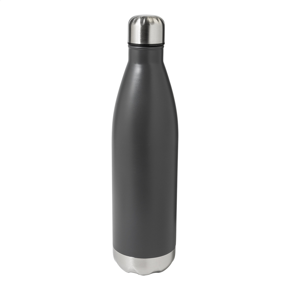 Mippar - koper geïsoleerde fles - voor bedrijven en relatiegeschenken - Grijs