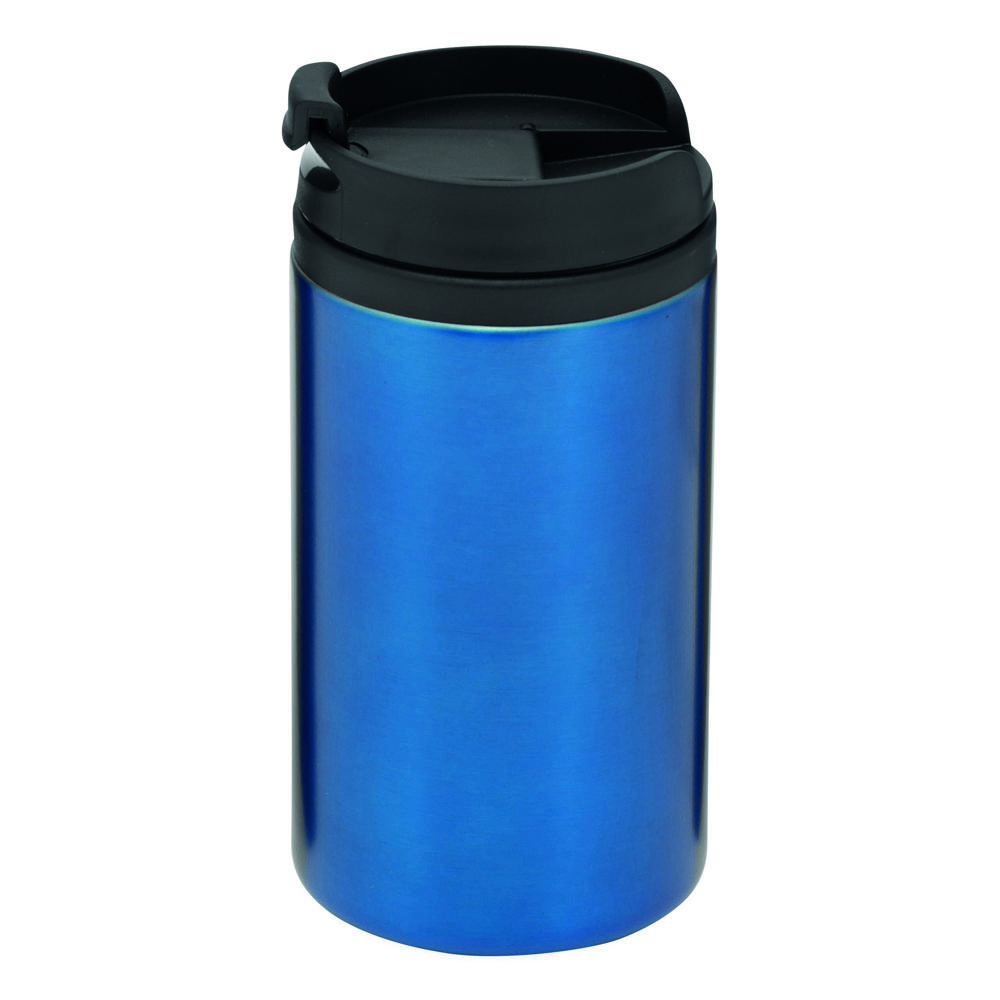 TAKE FAST - Dubbelwandige isoleerbeker - voor bedrijven en relatiegeschenken - blauw