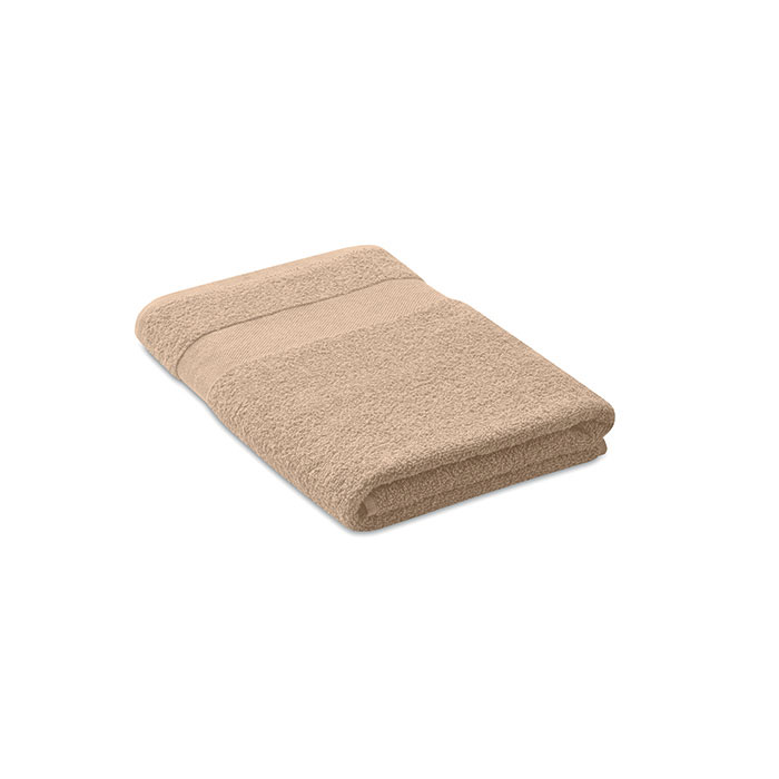 PERRY - Handdoek organisch 140x70 - voor bedrijven en relatiegeschenken - Ivoor