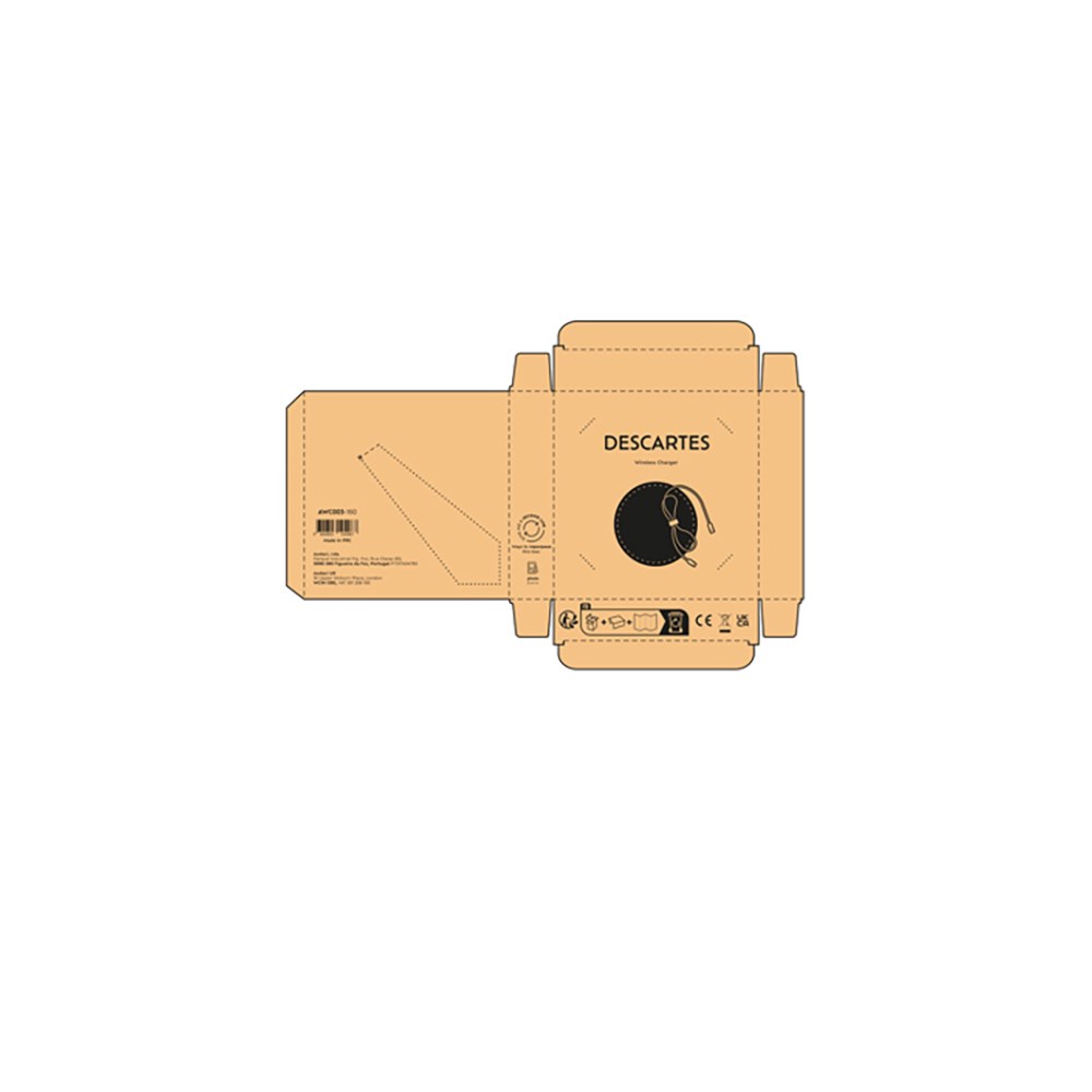 Descartes draadloze oplader kurk 15W - Natuurlijk