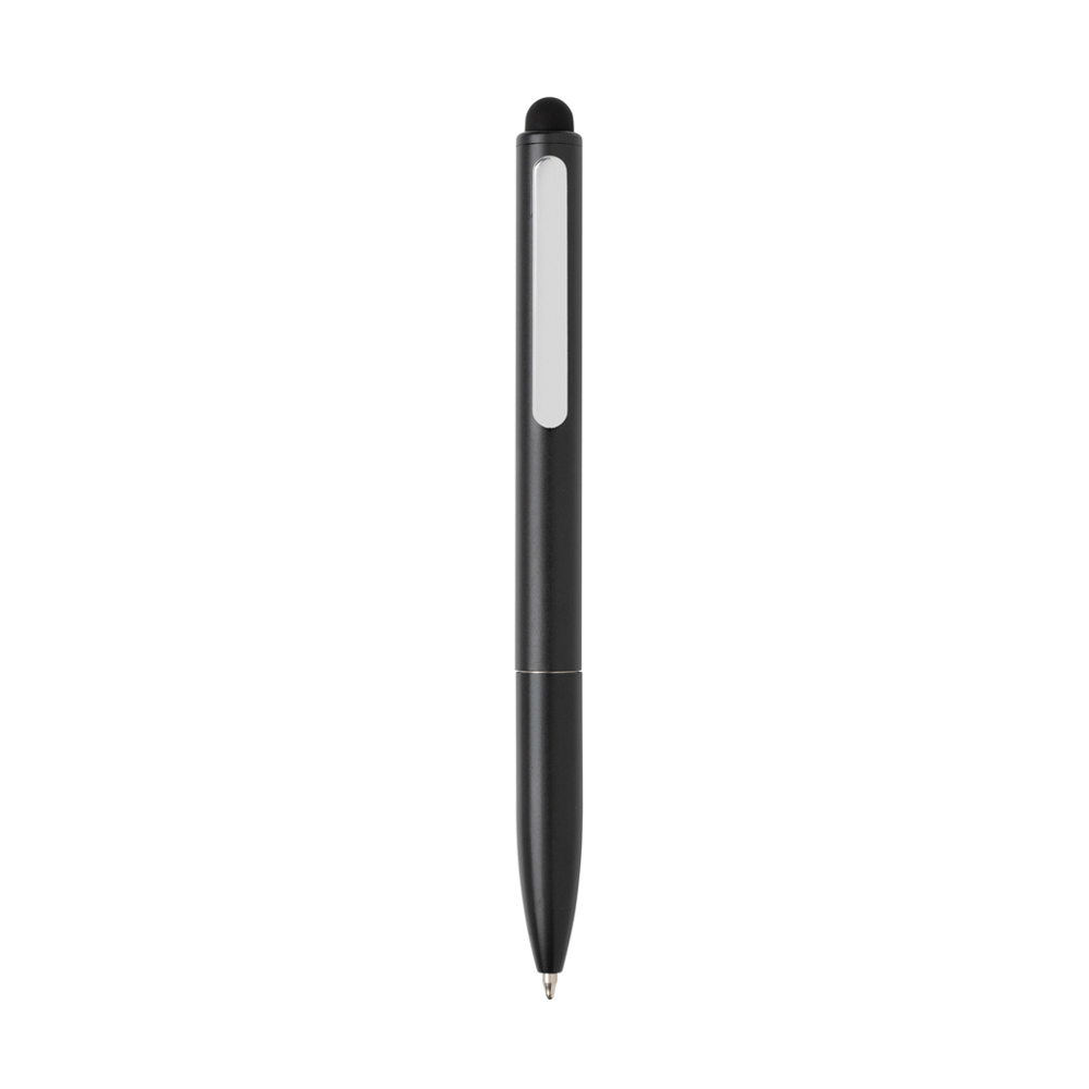 Kymi RCS-gecertificeerde gerecycled aluminium pen met stylus