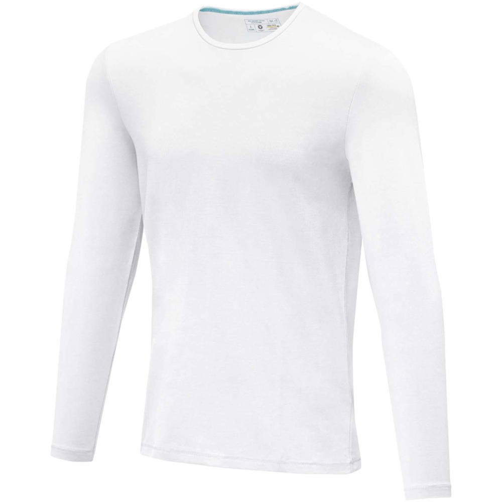 Ponoka biologisch heren t-shirt met lange mouwen - kopen of bedrukken