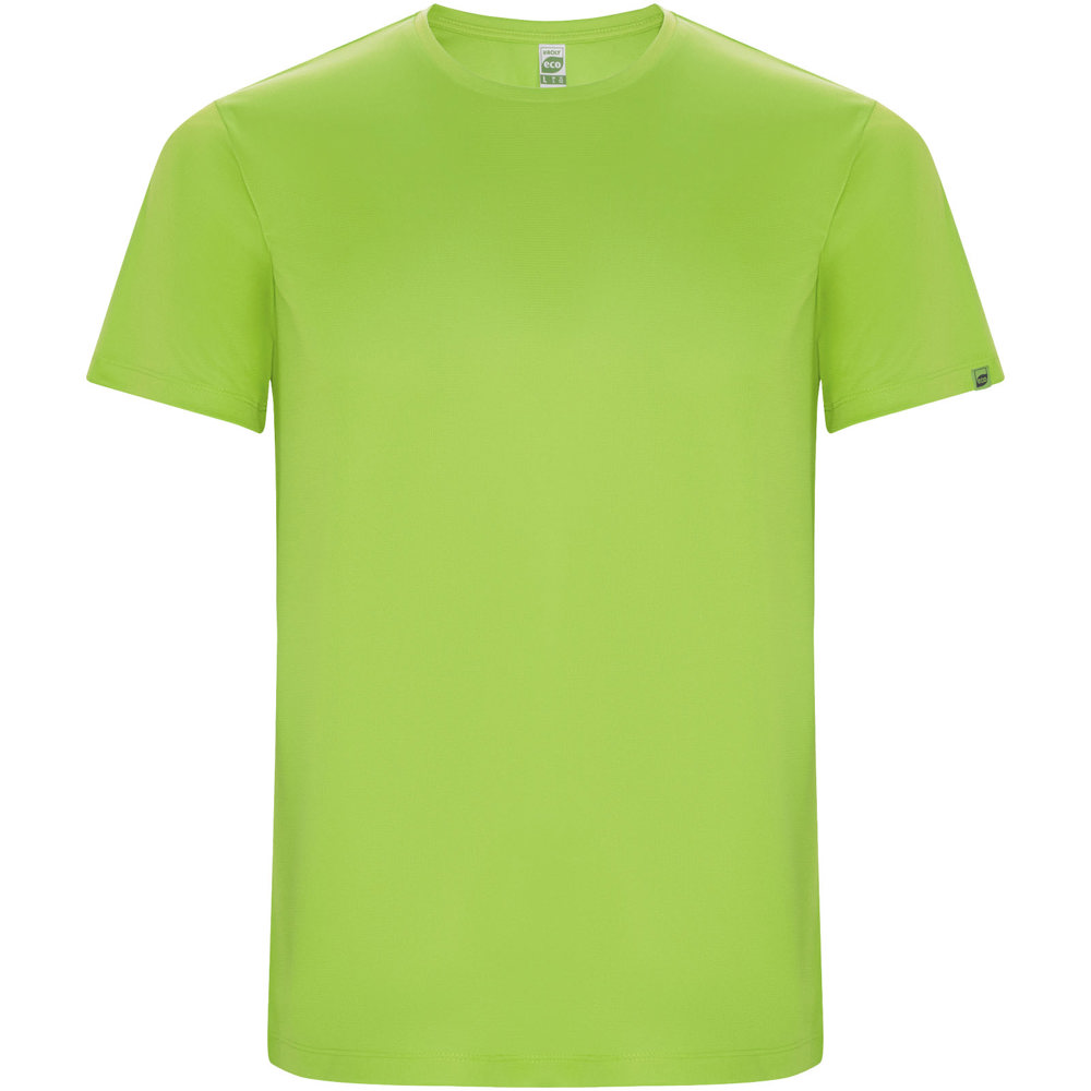 Imola sportshirt met korte mouwen voor kinderen - voor bedrijven en relatiegeschenken - lime