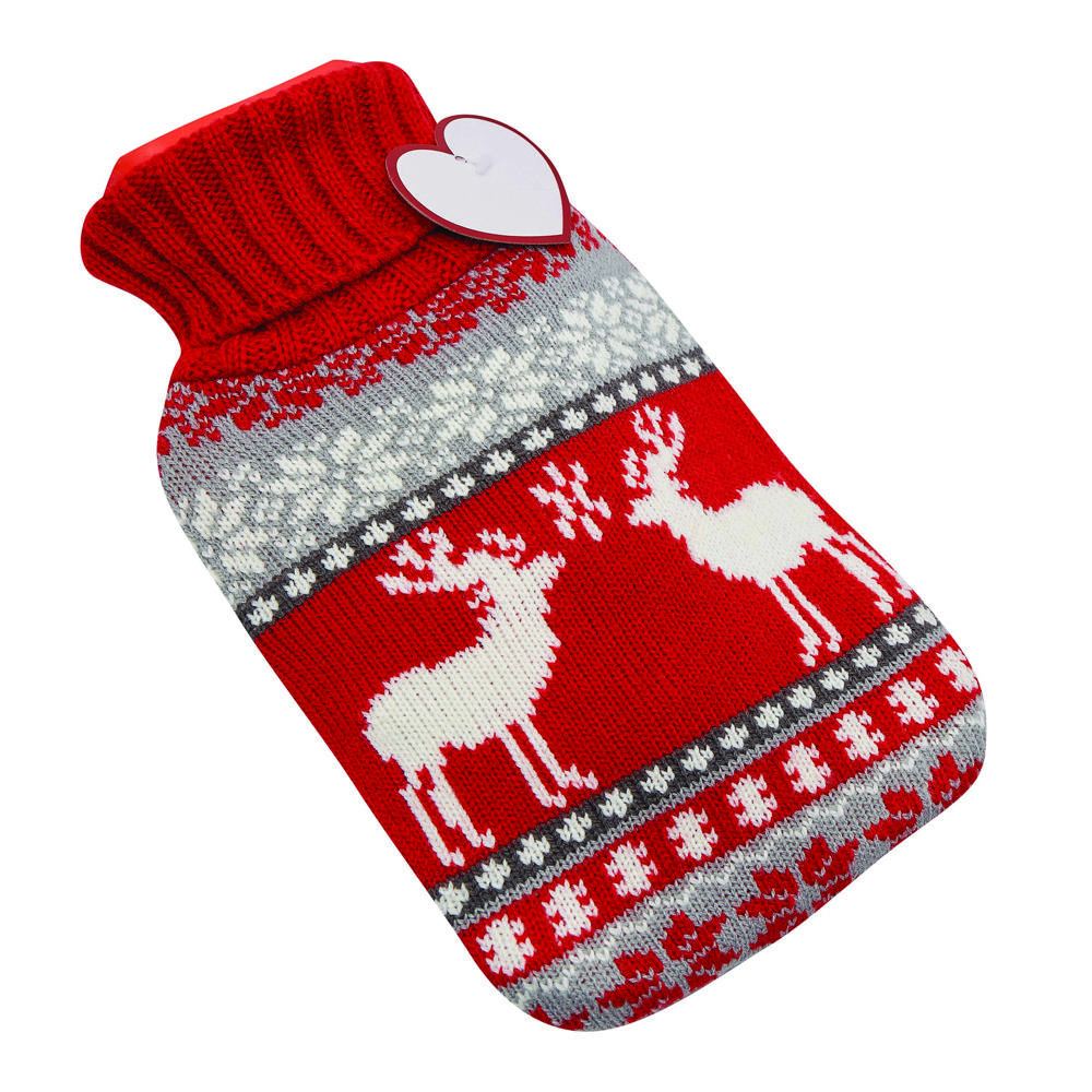 CUDDLE - Warmwaterkruik - met logo of onbedrukt bestellen - Rood
