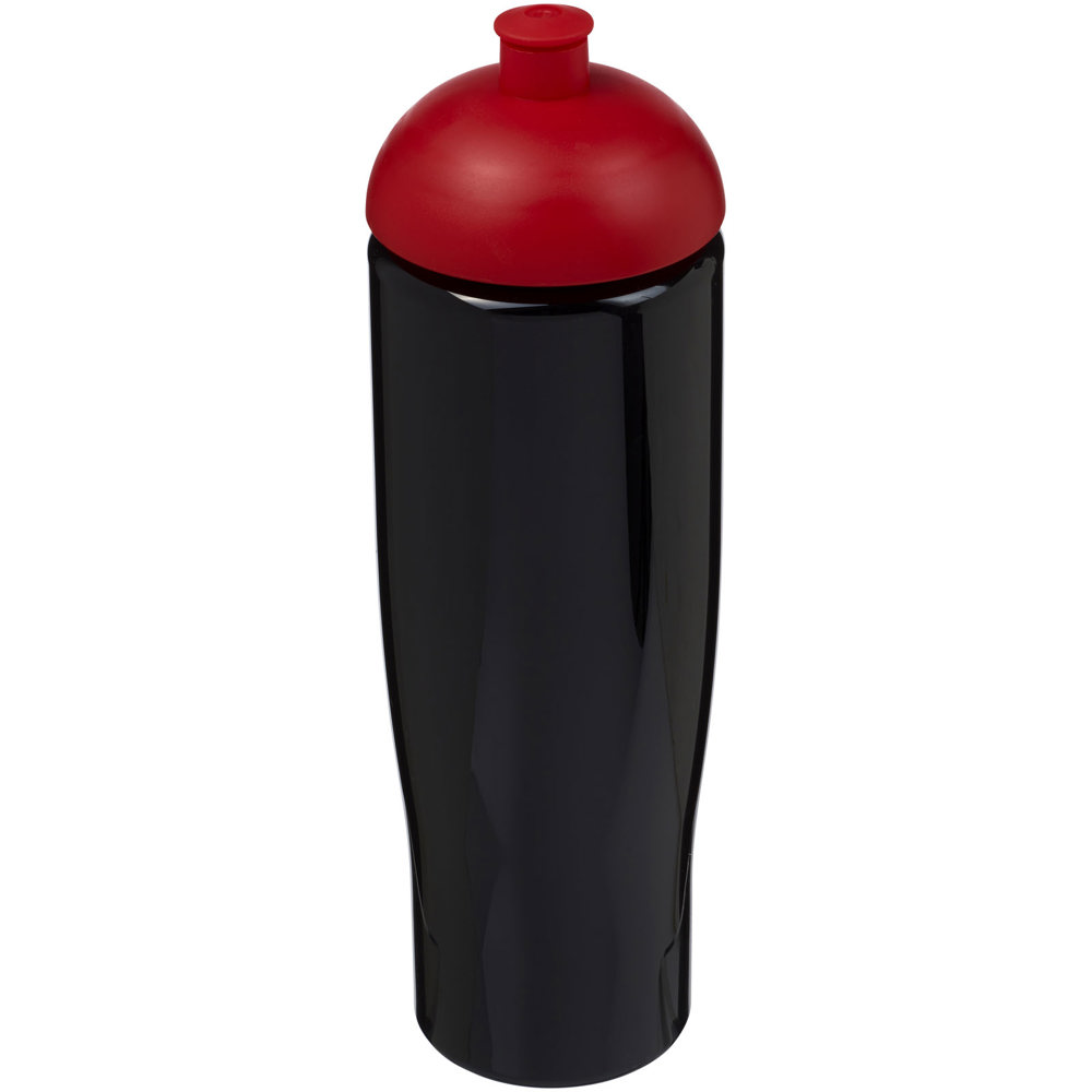 H2O Active® Tempo 700 ml bidon met koepeldeksel - bedrukt of onbedrukt verkrijgbaar - Zwart, Rood