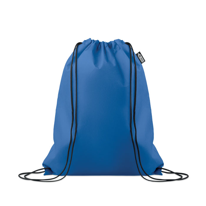 DAFFY RPET - RPET non-woven trekkoordtas - bedrukt of onbedrukt verkrijgbaar - Royal Blauw