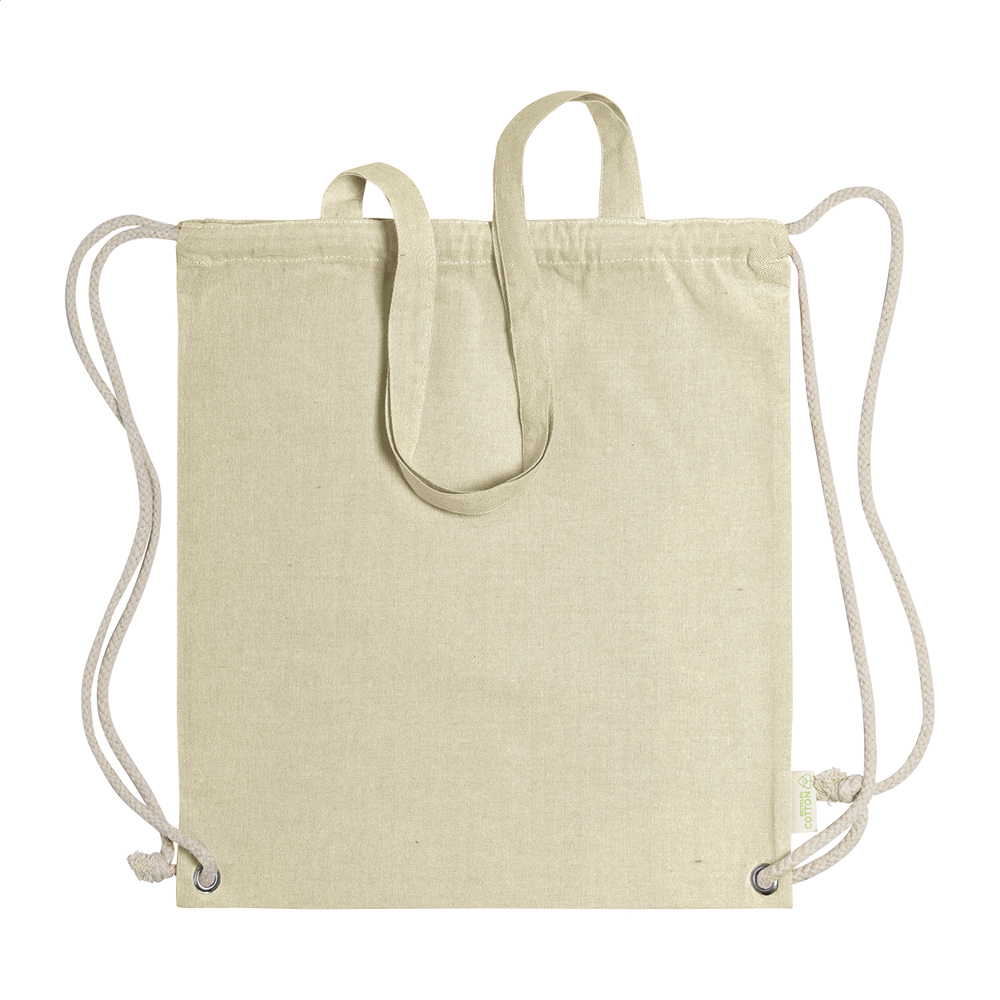 Holbery - trekkoord tas - kopen of bedrukken - beige