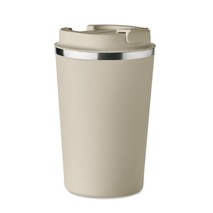 BRACE - Dubbelwandige drinkbeker - met logo of onbedrukt bestellen - Beige