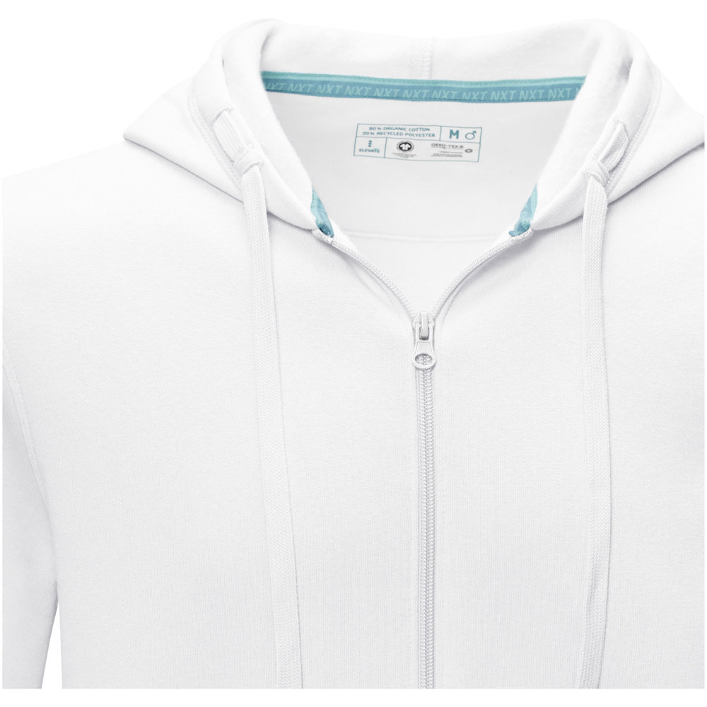 Ruby heren biologische gerecyclede hoodie met volledige rits