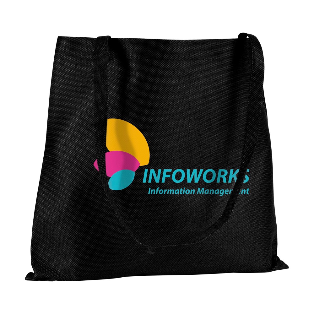 Shopper (80 g/m²) winkeltas - zwart (± PMS Black 6C)