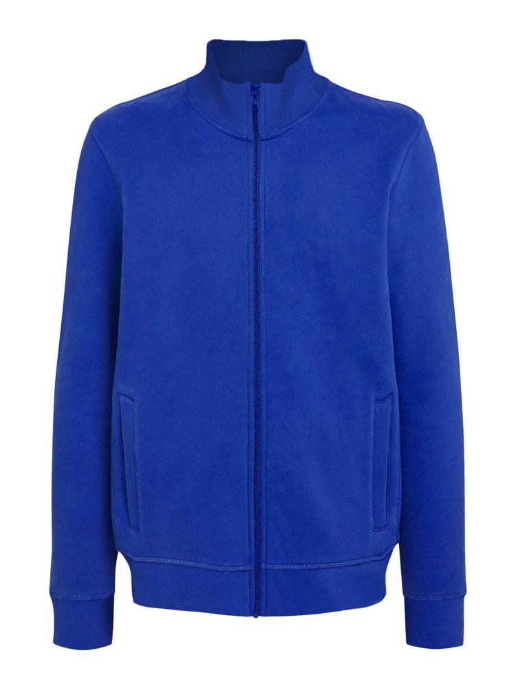 BS Harlem full zip sweater, 280 gr/m² - voor bedrijven en relatiegeschenken - Kobaltblauw (PMS 2145C)