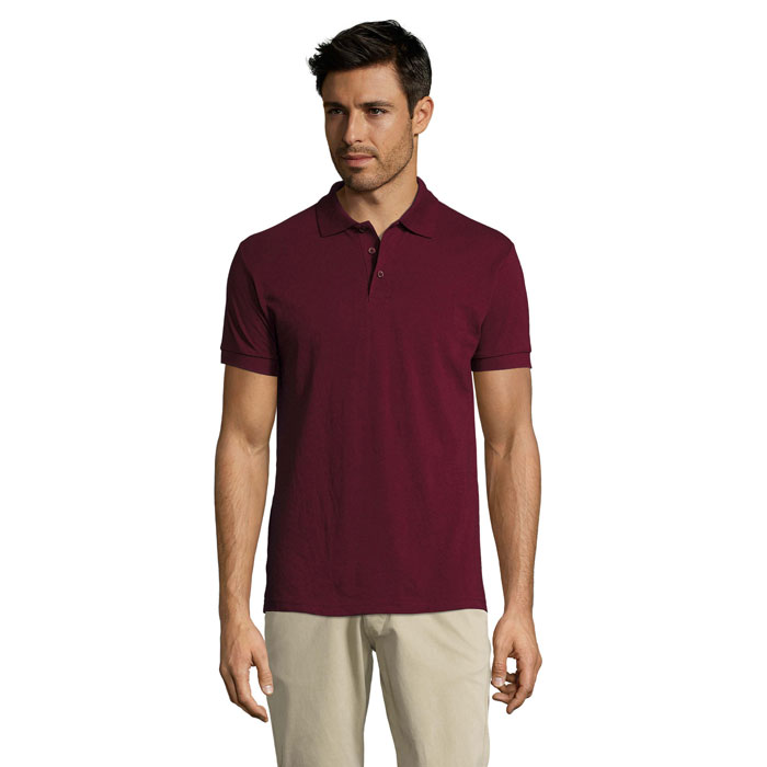 PRIME MEN - PRIME heren polo 200g - bedrukt of onbedrukt verkrijgbaar - Burgundy