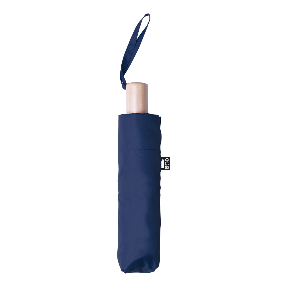 Brosoboo - RPET-paraplu - voor bedrijven en relatiegeschenken - donker blauw