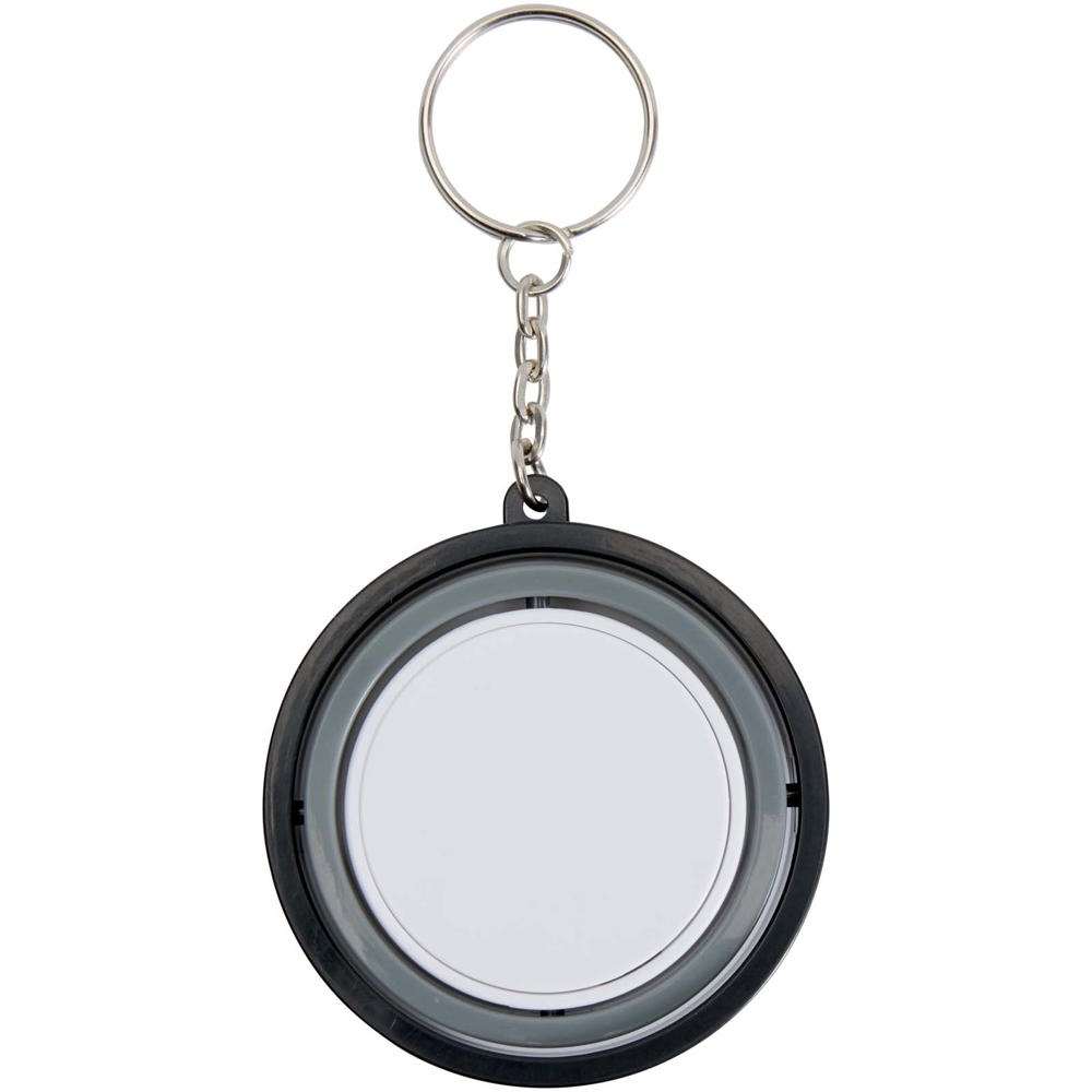 Spinx sleutelhanger van gerecycled plastic met gyroscoopspeeltje