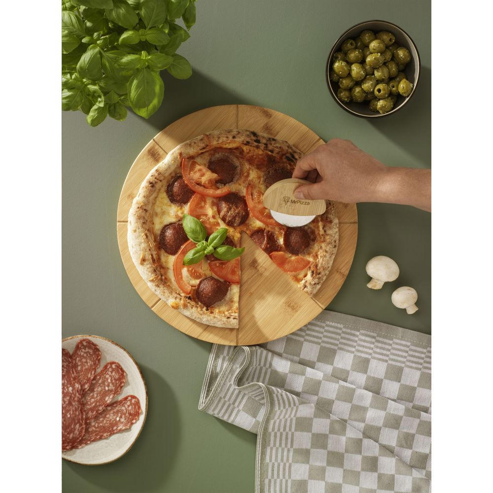 Cortello Bamboo Pizza Cutter pizzasnijder