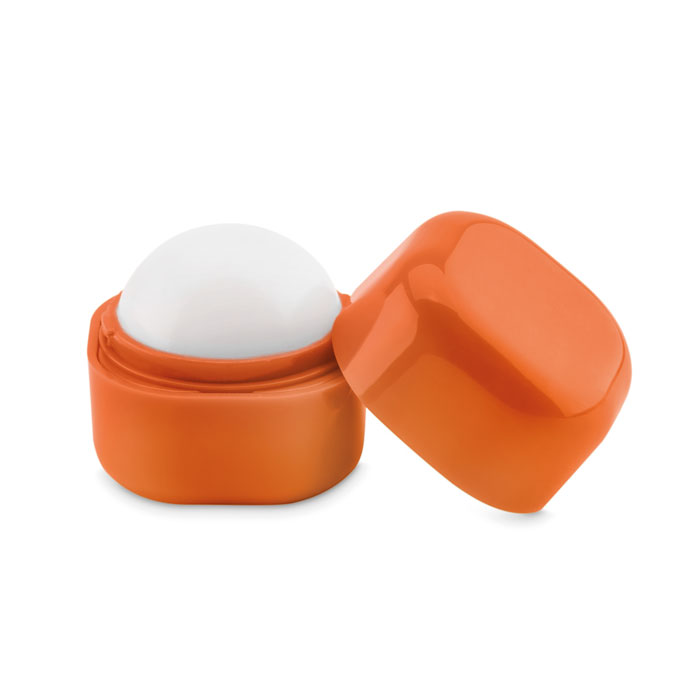 LIPS - Lippenbalsem in kubus vorm - voor bedrijven en relatiegeschenken - Oranje