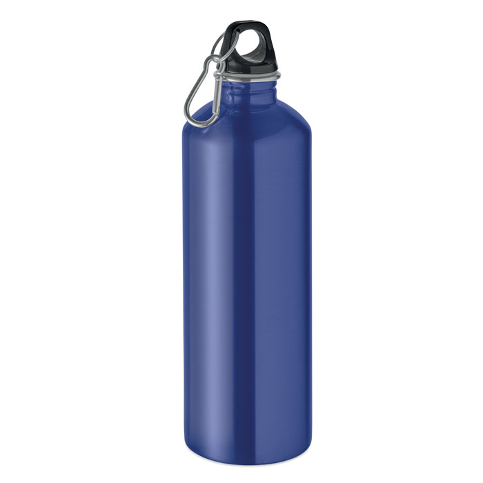 RE-ONE MOSS - Enkelwandige fles 1000ml - met logo of onbedrukt bestellen - blauw