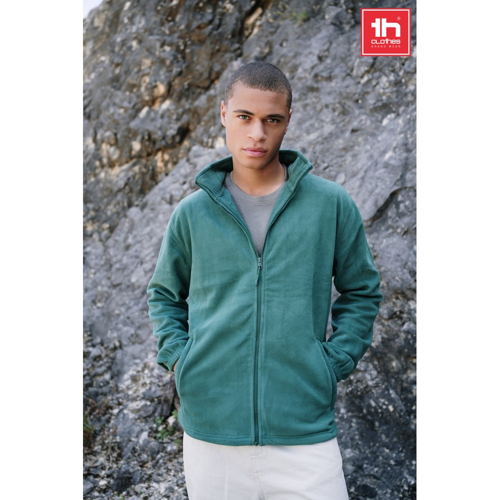 THC GAMA. Heren fleecejack met hoge dichtheid van polyester - voor bedrijven en relatiegeschenken