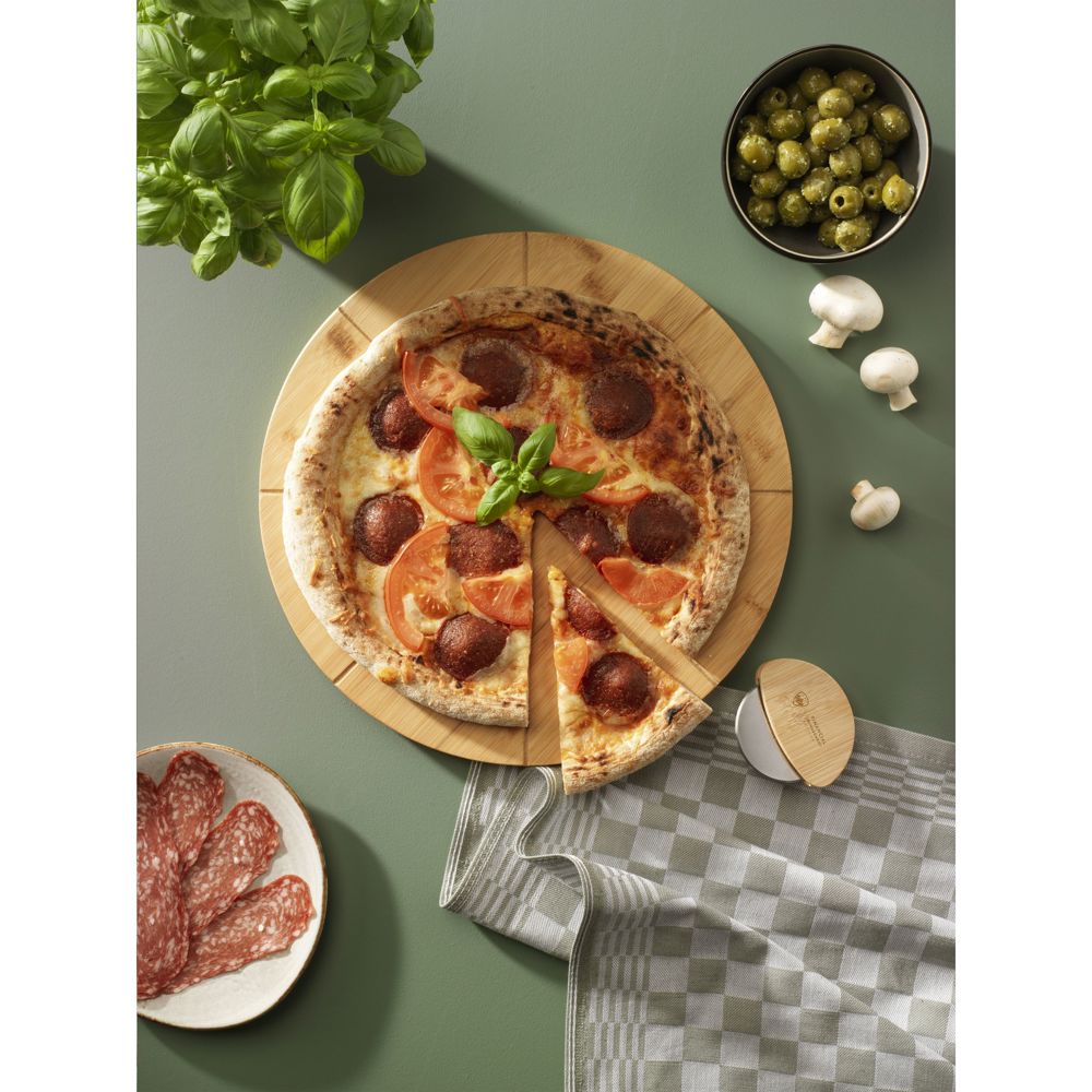 Cortello Bamboo Pizza Cutter pizzasnijder