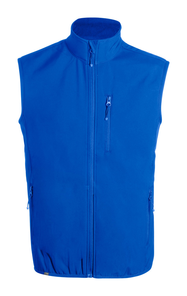 Shelles - RPET softshell vest - met logo of onbedrukt bestellen - blauw