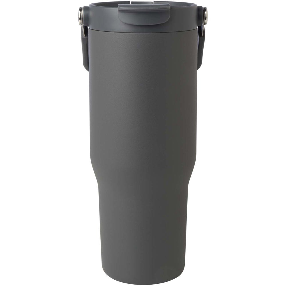 Bronx 900 ml RCS gecertificeerde, vacuüm geïsoleerde beker van gerecycled roestvrij staal en koper met deksel met dubbele fun