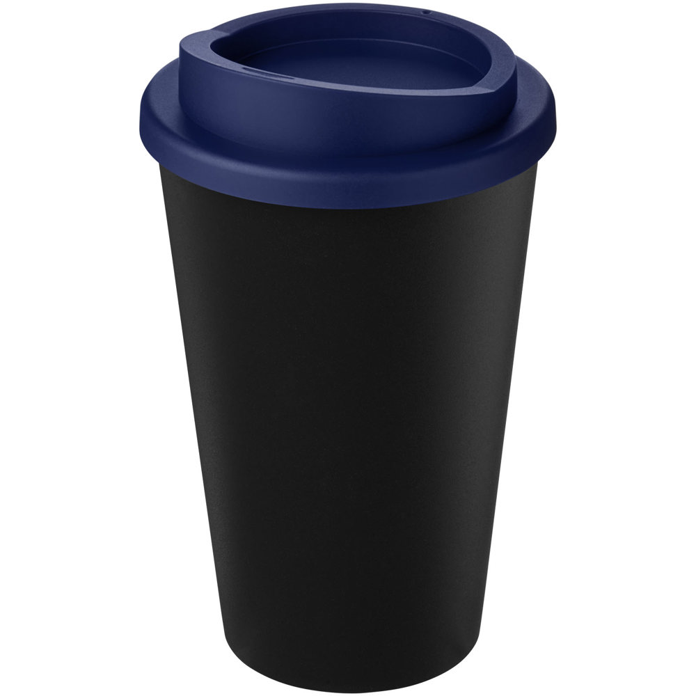 Americano® Eco 350 ml gerecyclede drinkbeker - kopen of bedrukken - Zwart, Blauw