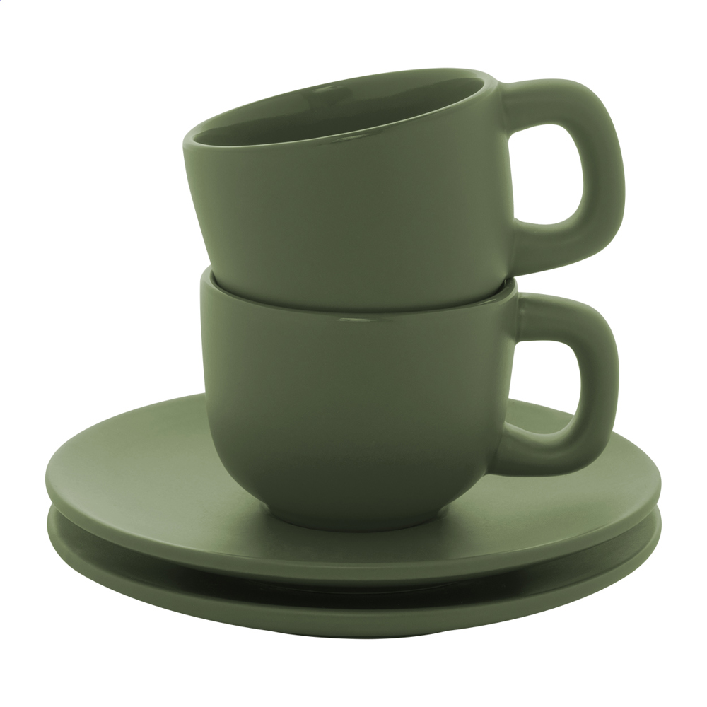 Caturra - Espresso kopje set - kopen of bedrukken - Groen