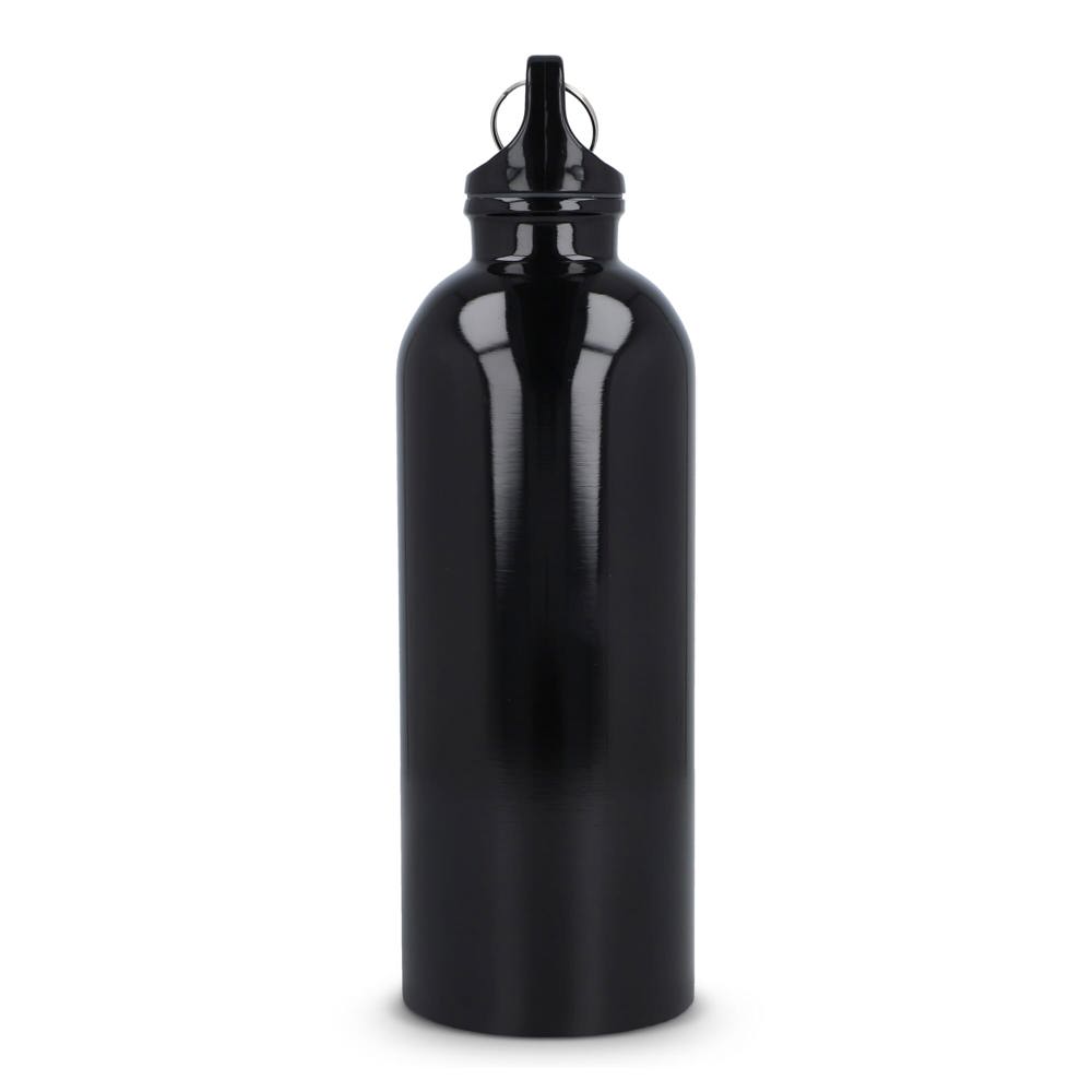 Gerecycled RVS Enkelwandige fles met Karabijnhaak 500ml