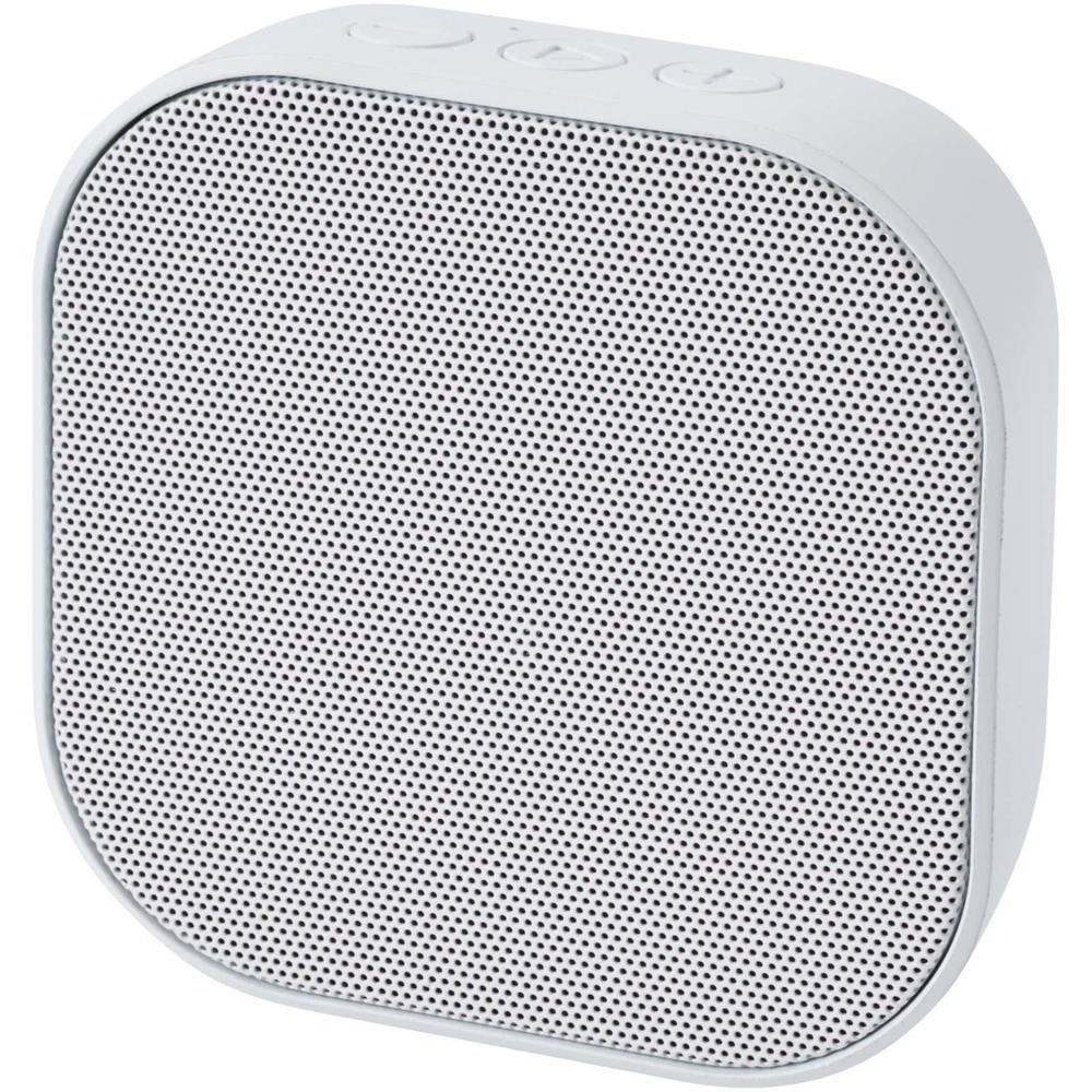 Stark 2.0 mini Bluetooth® speaker van 3 W van RCS gerecycled plastic - voor bedrijven en relatiegeschenken - Wit