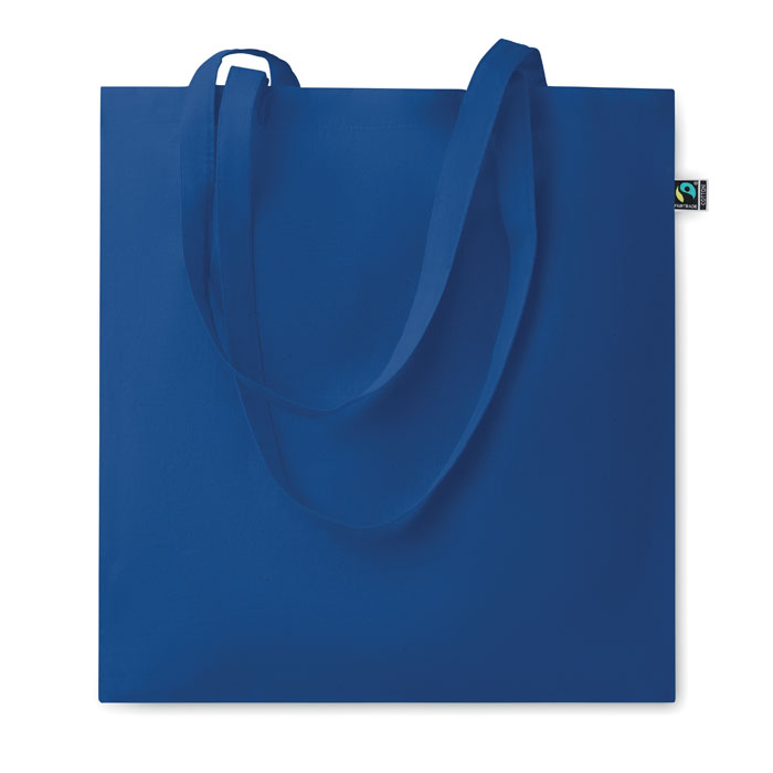 OSOLE COLOUR - Fairtrade boodschappentas 140gr - voor bedrijven en relatiegeschenken - Royal Blauw