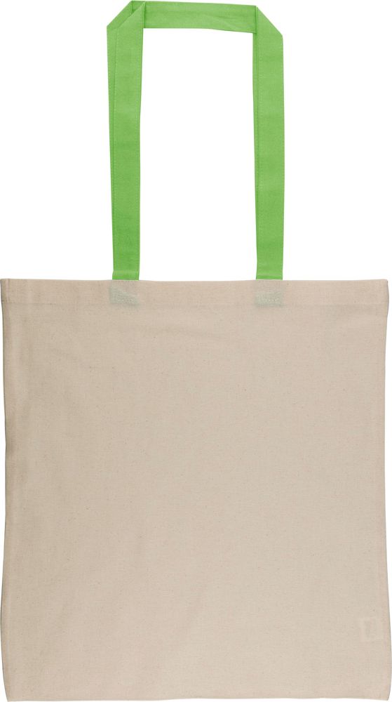 Katoen (140 gsm) boodschappentas Maris - voor bedrijven en relatiegeschenken - Groen