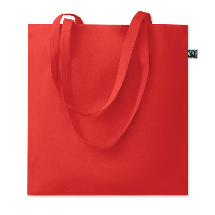 OSOLE+ COLOUR - Fairtrade boodschappentas 180g - bedrukt of onbedrukt verkrijgbaar - rood
