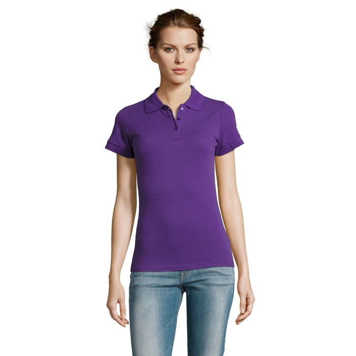 PRIME WOMEN - PRIME dames polo200g - bedrukt of onbedrukt verkrijgbaar - Donker Paars