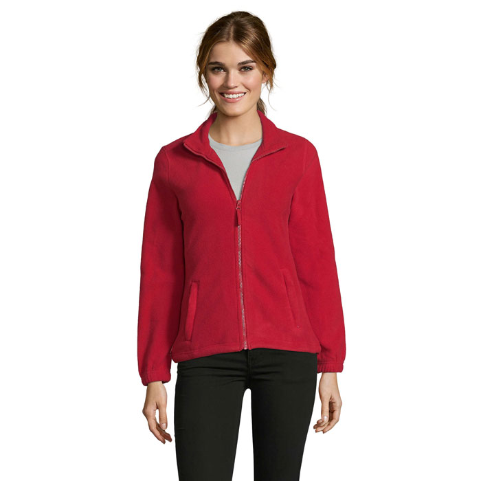NORTH WOMEN - NORTH WOMEN Fleece 300g - bedrukt of onbedrukt verkrijgbaar - Rood