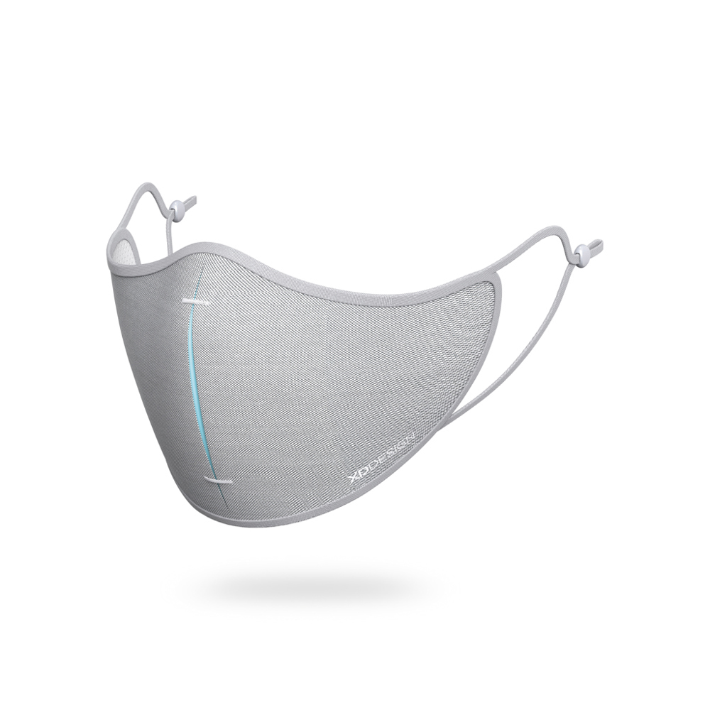XD DESIGN Protective Mask Set - bedrukt of onbedrukt verkrijgbaar - grijs, blauw (± PMS Cool Grey 5/ ± PMS 283)