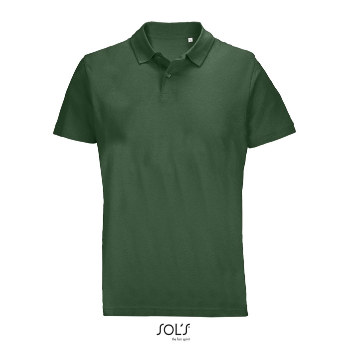 PULSE - PULSE UNISEX POLO - met logo of onbedrukt bestellen - Flesgroen