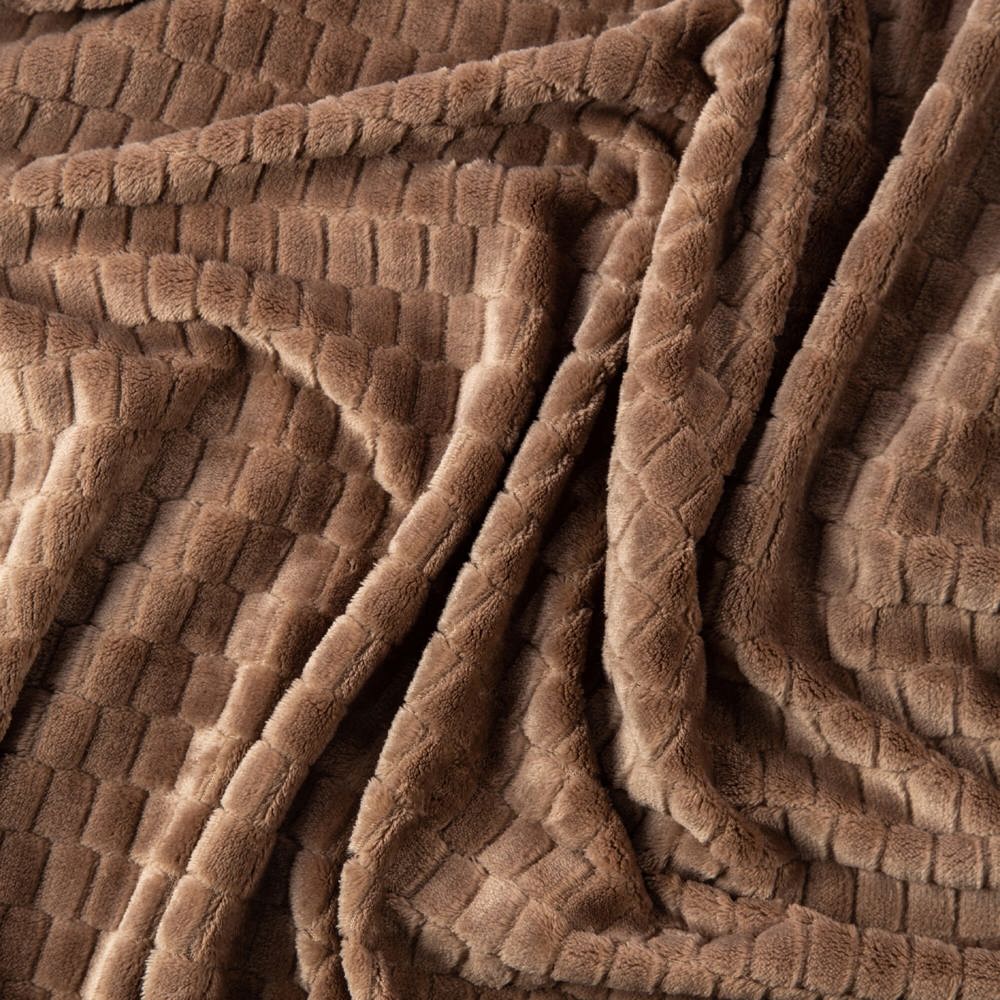 Kosta Linnewafveri Fleece deken Jaquard 130x170 cm